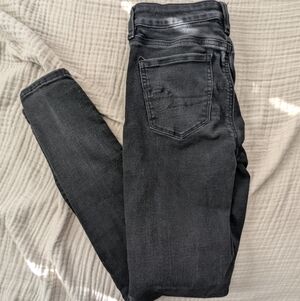 American Eagle Outfitters Women's Charcoal Skinny Jeans